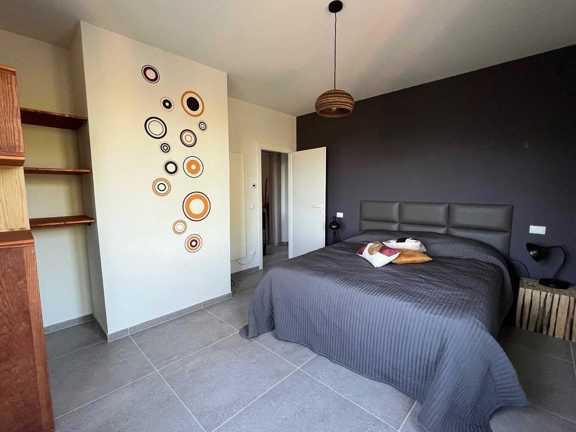 Master bedroom overview in Apartment Gualdo