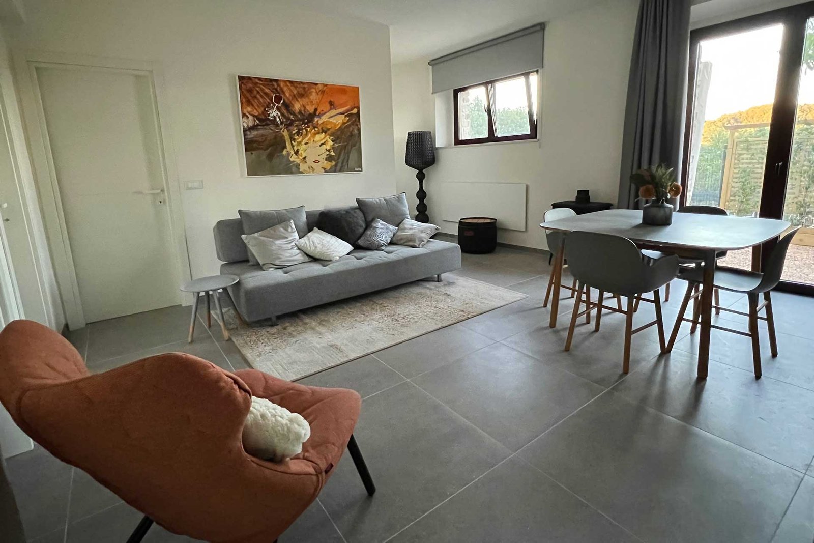 Living room of Apartment Amsterdam at Colpo di Fortuna, Le Marche