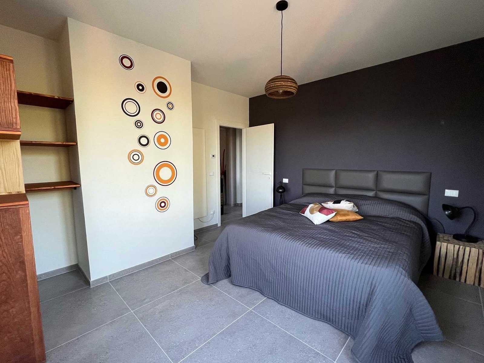 Master bedroom of Apartment Gualdo at Colpo di Fortuna
