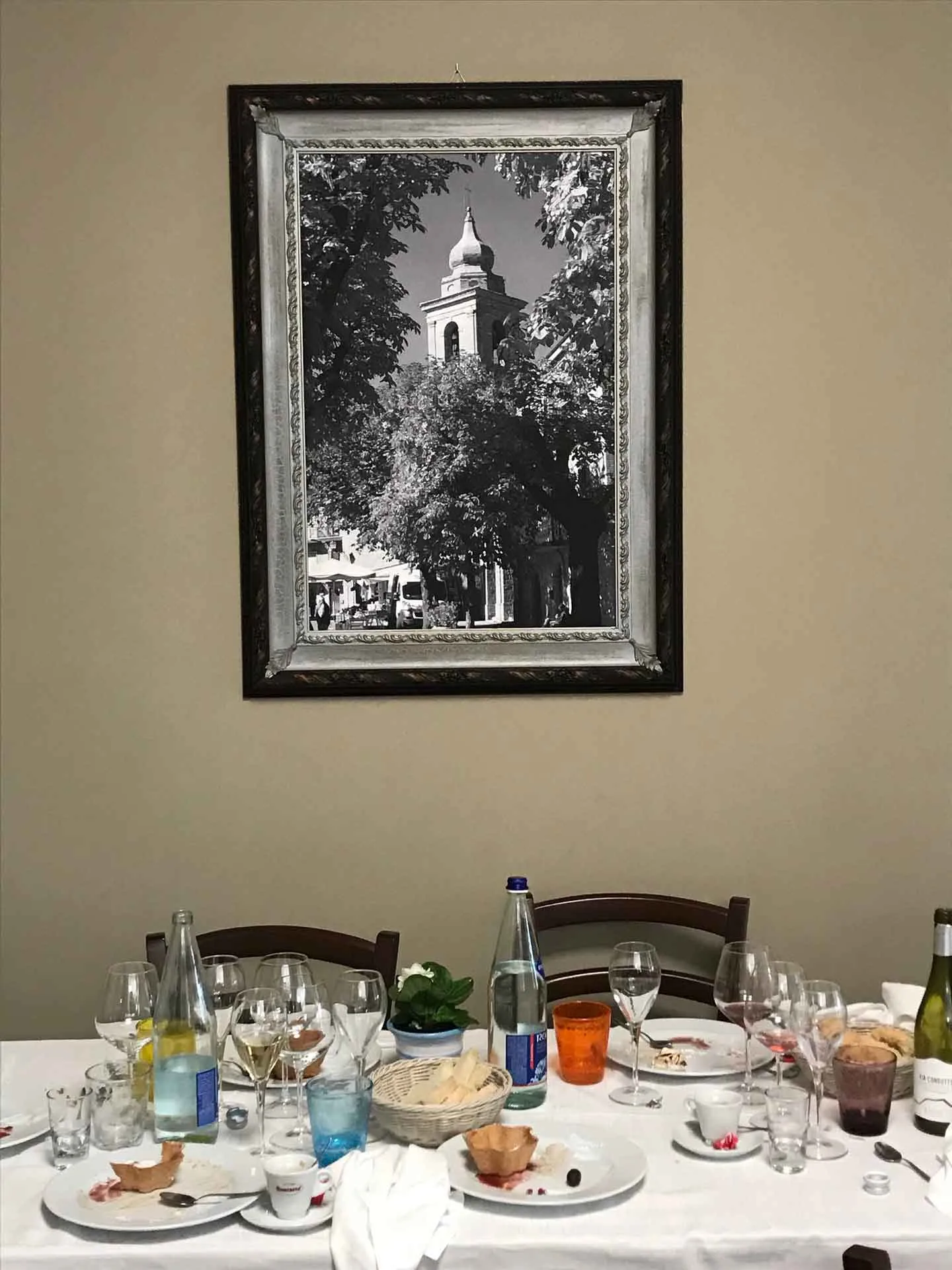 A local restaurant in Gualdo